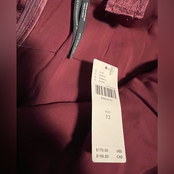 Anthropologie Satin Cross-Back Midi Dress - Picture 15 of 16